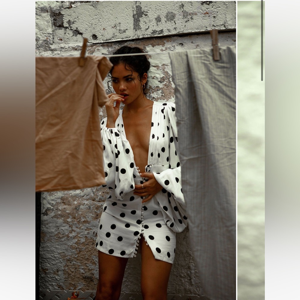 Rat & Boa - Polka dot mini dress. Size XS. never worn before.